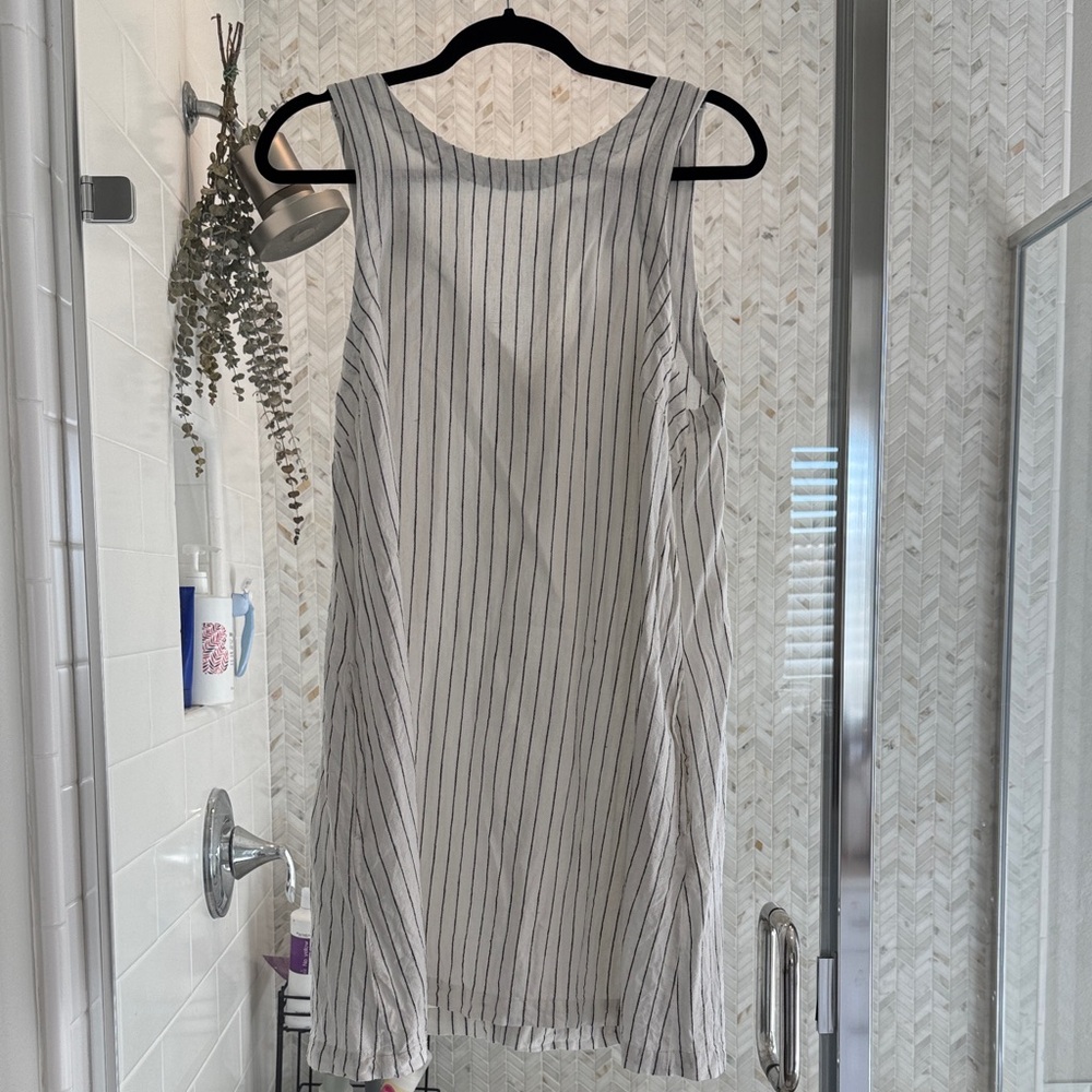 Target Linen Striped Mini Dress